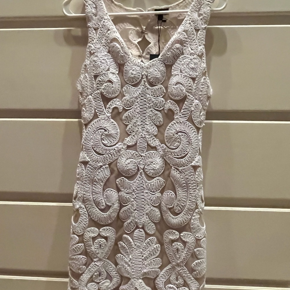 Revolve NBD Dress-medium ivory with nude slip attached. New with tags. Adorable!